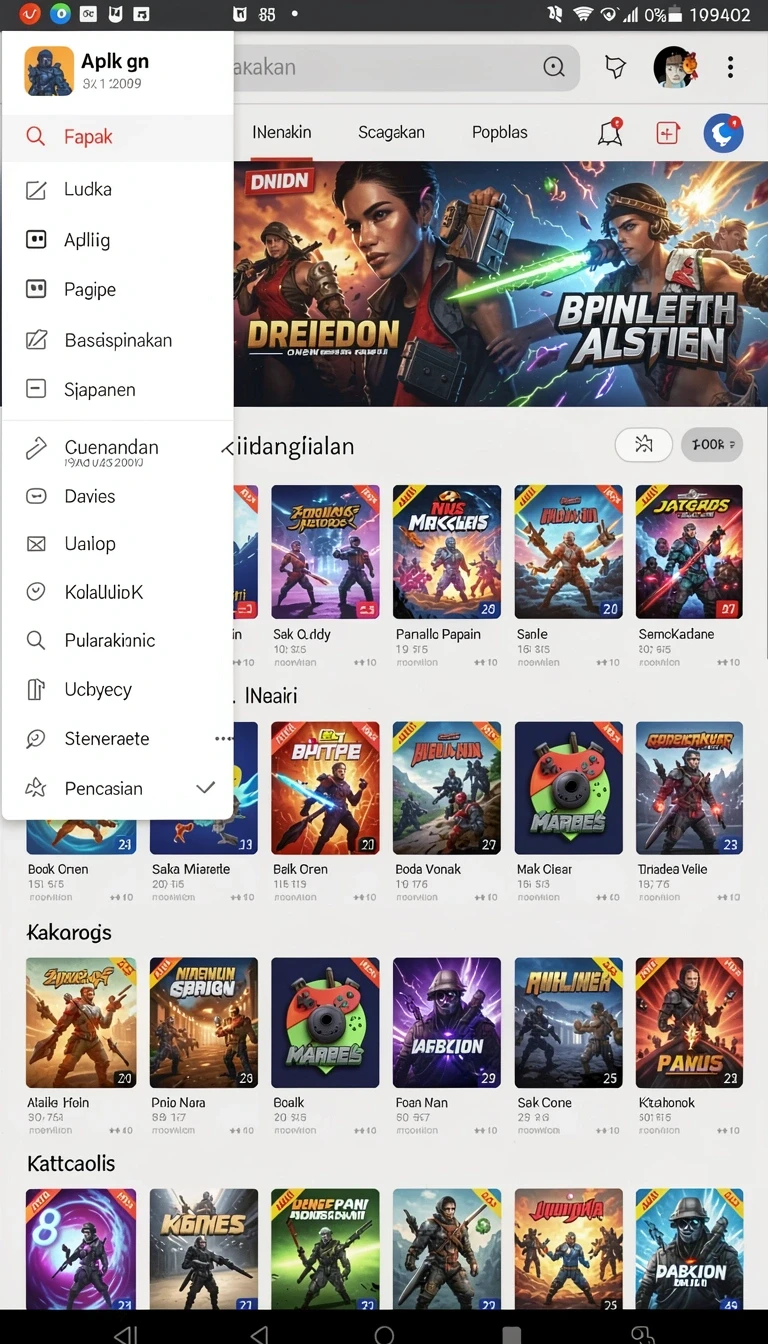 Beragam pilihan permainan menarik dalam aplikasi maga888 APK Versi Terbaru untuk Android 2026.