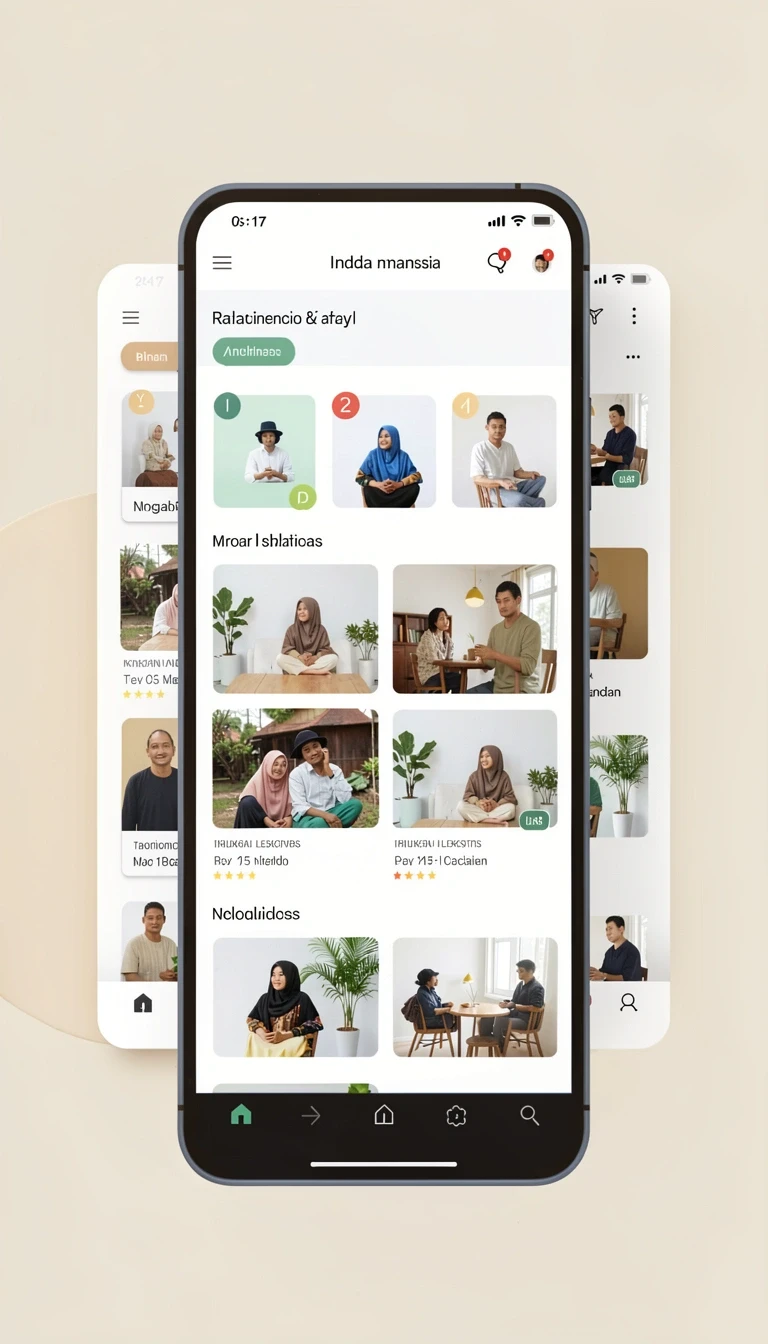 Beragam pilihan permainan menarik dalam aplikasi Cara Download dan Instal ins55 di Android.