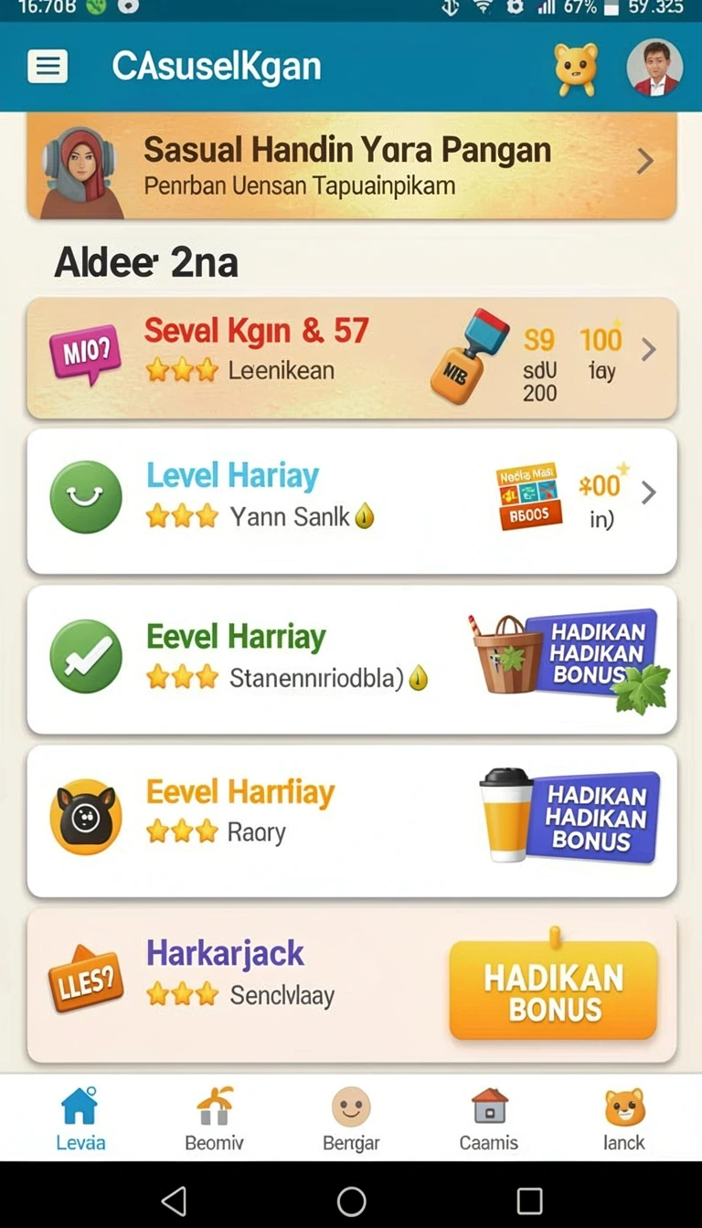 Beragam pilihan permainan menarik dalam aplikasi Aplikasi asd123 Terbaru untuk Android dan iOS.